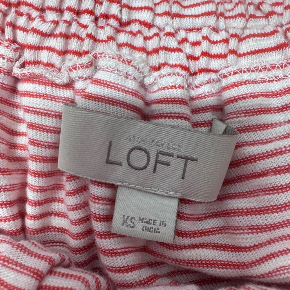 LOFT Pink Ruffled Off-Shoulder Sundress​ - Picture 2 of 8
